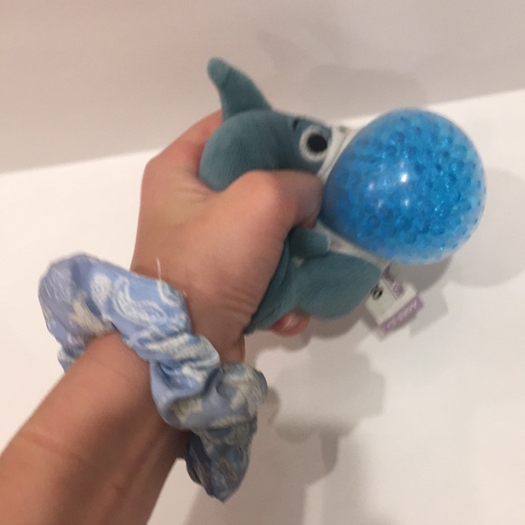 Blue shark plush ball jelly  (PBJ) - Picture 2 of 3